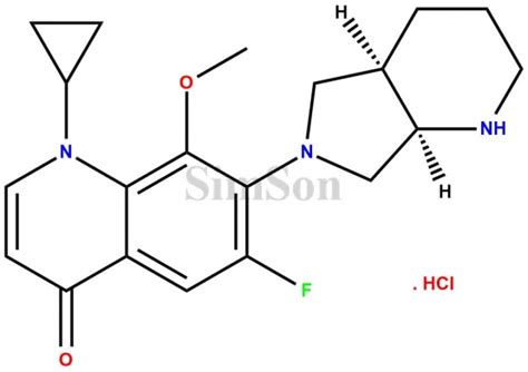 Decarboxy Moxifloxacin Hydrochloride | CAS No- 1322062-57-6(base ...
