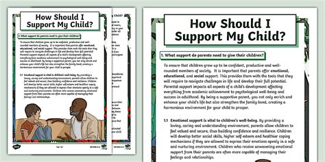 All Ages - How can I Support My Child? - Parent Guide