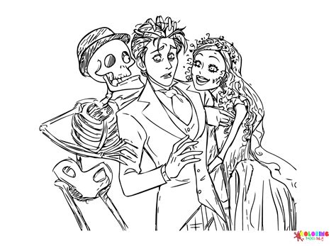 Image result for Corpse Bride Emily Coloring