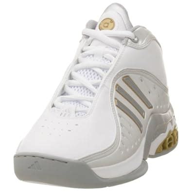 Buy adidas Men's a3 Quantum Leap Basketball Shoe, White/Silver/Gold, 11 ...