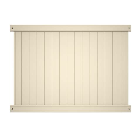 Buy Outdoor Essentials Woodbridge 6 ft. x 8 ft. Tan Privacy Fence Panel ...