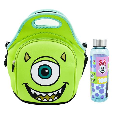 Lonchera de Neopreno con botella diseño Mike Wazowski Monsters Inc ...