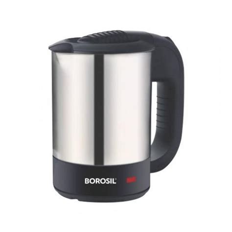 Buy Borosil Eva Stainless Steel Electric Kettle, 1100 W , 500 ml ...