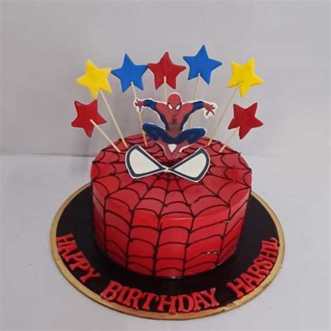 Spider Man Theme cake, - Just Bake