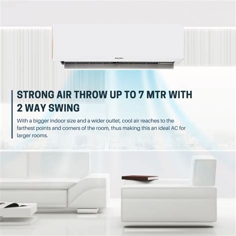 Salora FROSTEE Series - 1.5 Ton 3 Star, 6-in-1 Convertible, Inverter S ...