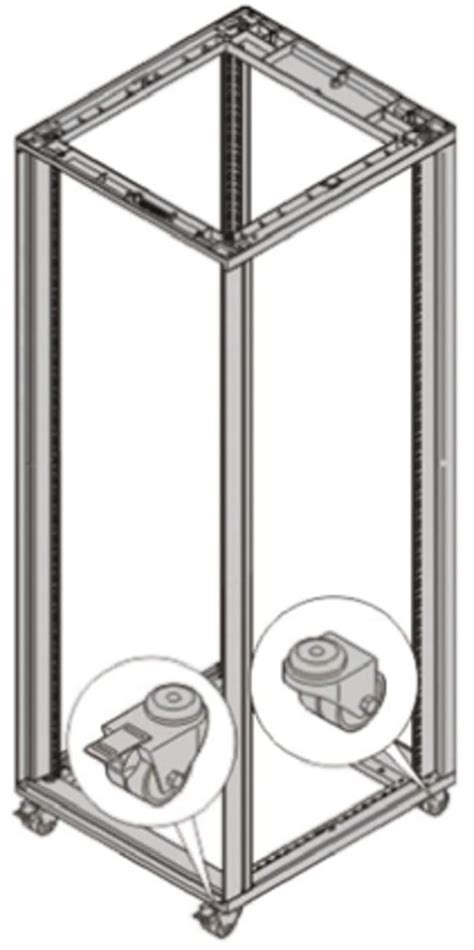 27230-068 nVent SCHROFF | nVent SCHROFF Swivel Casters for Use with ...