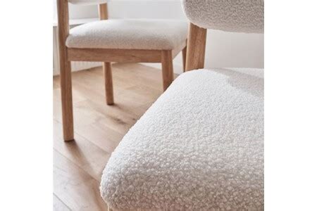 Chaise Sweeek Lot de 2 chaises scandinaves piètement en bois d'hévéa ...