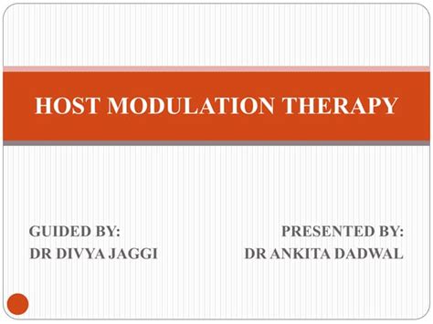 Host Modulation Therapy 的图像结果