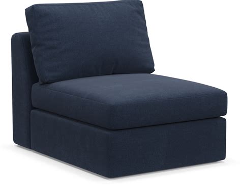 Collin Foam Comfort Armless Chair - Oakley Ink | American Signature ...