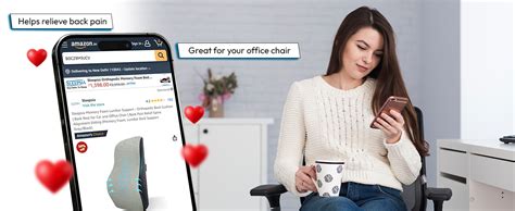 Sleepsia Back Support for Office Chair | 1 Year Warranty | Lumbar ...