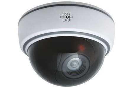 Caméra factice Elro Caméra dôme Intérieure factice CDD15F avec lumière ...
