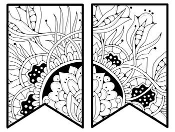 Floral Bulletin Board Decor Kit, Floral Letters, Floral Borders, Floral ...