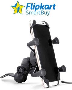 Flipkart SmartBuy Premium Universal X Grip Mobile Holder with 2Amp 5V ...