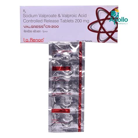 Valgress CR 200 Tablet | Uses, Side Effects, Price | Apollo Pharmacy