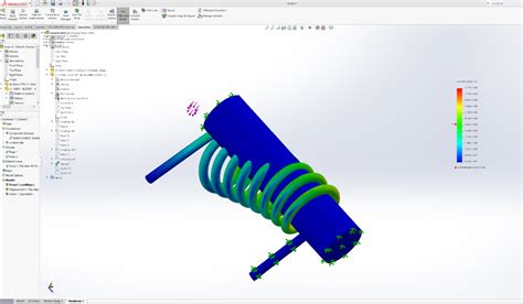 Image result for SolidWorks Assembly Simulate Spring