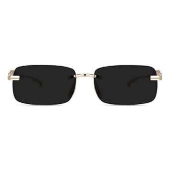 Hairum Mc Stan Goggles Rimless Men And Womens Sunglasses Retro Vintage ...