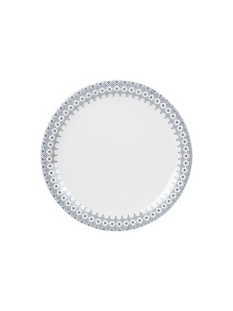 Round White Morracone Quarter Plate - Set Of 6 | Quarter Plate Size ...