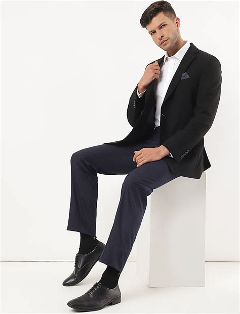 Buy Plain Lapel Collar Blazer at Marks & Spencer
