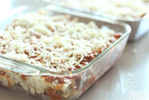 Easy Homemade Lasagna Freezer Meal Recipe   Fabulessly Frugal