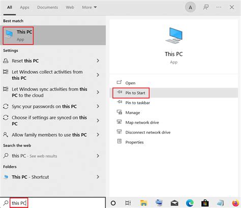 Image result for Computer This PC Start.exe