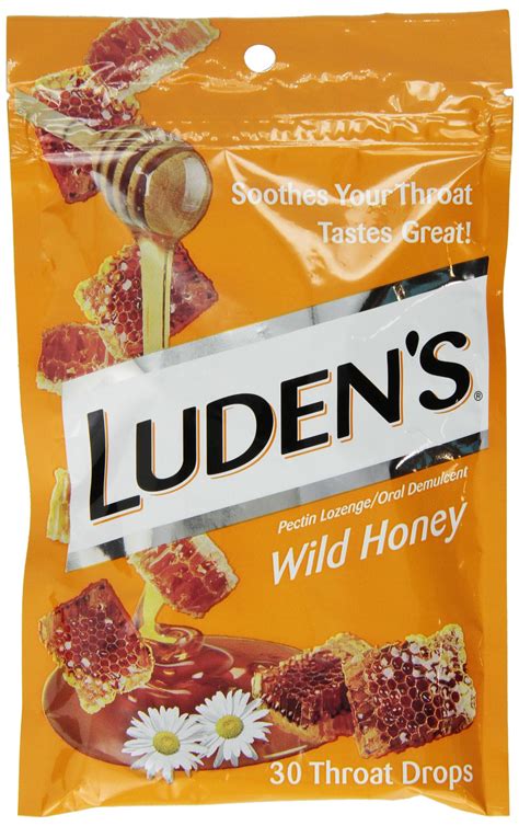 Amazon.com : Luden's Throat Drops Wild Cherry, 30 ct : Cough Drops ...