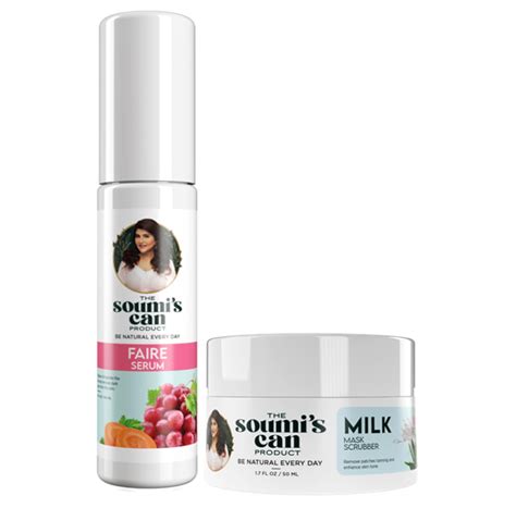 Buy THE SOUMI'S CAN PRODUCT FAIRE SERUM (100ML) & MILK SCRUBBER (50GM ...