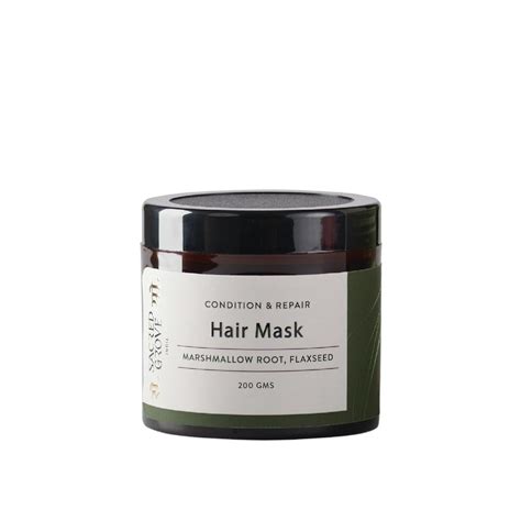 Sacred Grove Condition & Repair Pre Shampoo Hair Mask | Marshmallow ...