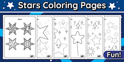 Stars Coloring Pages