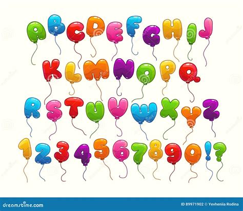 Balloon Alphabet Vector Set. | CartoonDealer.com #83122544