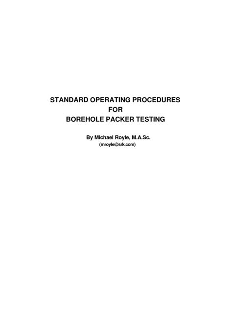 Packer Test 的图像结果