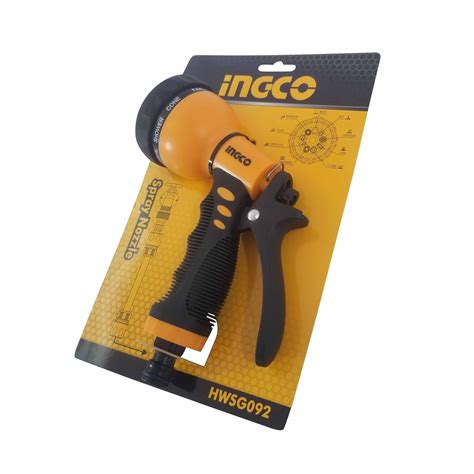 Buy Ingco Plastic Trigger Nozzle 9 Level Adjustable HWSG092 (Pack of 2 ...