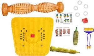AcuHealth CC-2000 115 2009K Acupressure tool kit With Foot Mat , Roller ...
