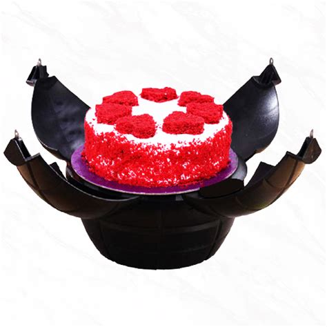 Red Velvet Bomb Cake for Birthday Online | YummyCake