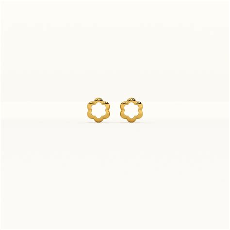 Solid Gold 925 Silver Studs – PALMONAS