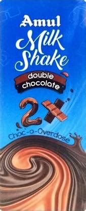 Amul Double Chocolate Milkshake Price in India - Buy Amul Double ...