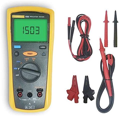 Buy Digital Insulation Resistance Tester Megger Meter With Backlight ...