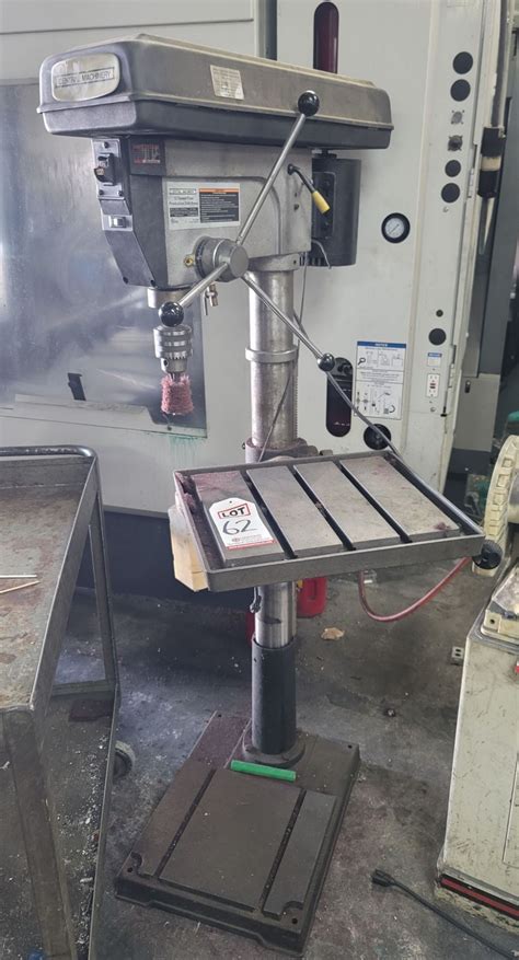 CENTRAL MACHINERY 20" 12-SPEED FLOOR PRODUCTION DRILL PRESS, ITEM 39955