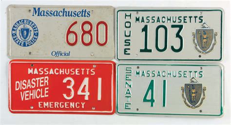 Lot Detail - LOT OF 22: MASSACHUSETTS RECENT RARE LICENSE PLATES.