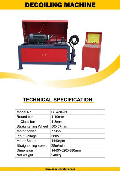 Rebar Decoiling Machine - Rebar Decoiling Machine - GT4-12- 3P Trader ...
