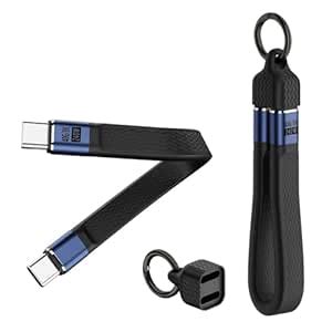 INICIO Short USB 4 Adapter 13cm, Portable Keychain USB C Cable, 8K ...