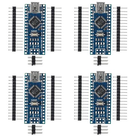Buy AITIAO 4Pcs Mini Nano V3.0 ATmega328P Module CH340G 5V 16M Mini USB ...