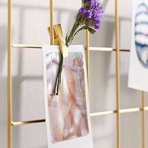 Pikify DIY Steel Wall Grid Photo Frame [45 * 65cm-Black] Clip Holder ...