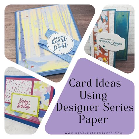 Image result for Handmade Cards Using Designer Paper