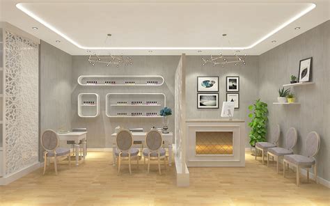 美甲形象店空间设计|空间|室内设计|专业化妆品设计 - 原创作品 - 站酷 (ZCOOL)