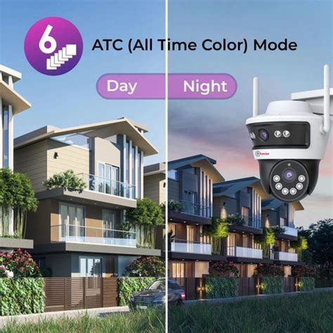 Trueview Smart 4G Linkage 2Mp+2Mp Pan-Tilt Zoom CCTV Camera, Outdoor ...