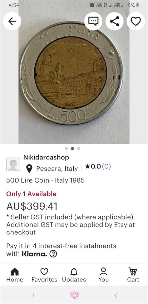 RARE COIN...L 500 1983 Italiana Repvbblica - Etsy