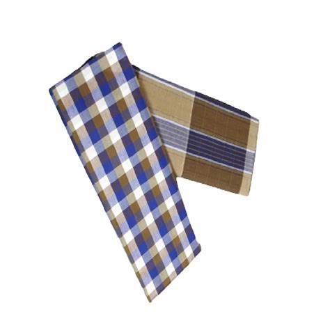 Lungi's Men's Mixed Cotton Lungi (Multicolour, Free Size) -Set of 2 ...