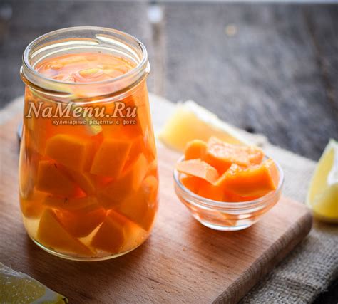 Маринованная тыква на зиму как ананас