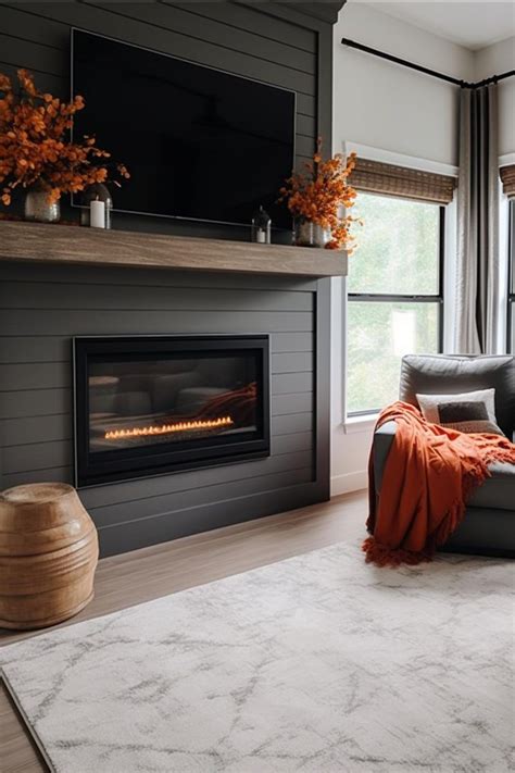 40+ Shiplap Fireplace Ideas for Your Home | Home fireplace, Farm house ...