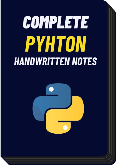 Image result for Python Handwritten Notes PDF